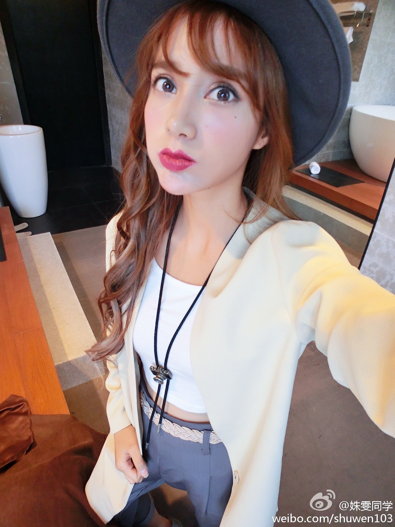 福师大中俄混血校花姝雯同学走红私照美到窒息 1